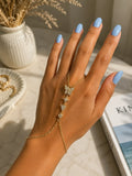 Bracelet de Main Papillon Doré