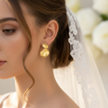 Boucles double disque - Mariée